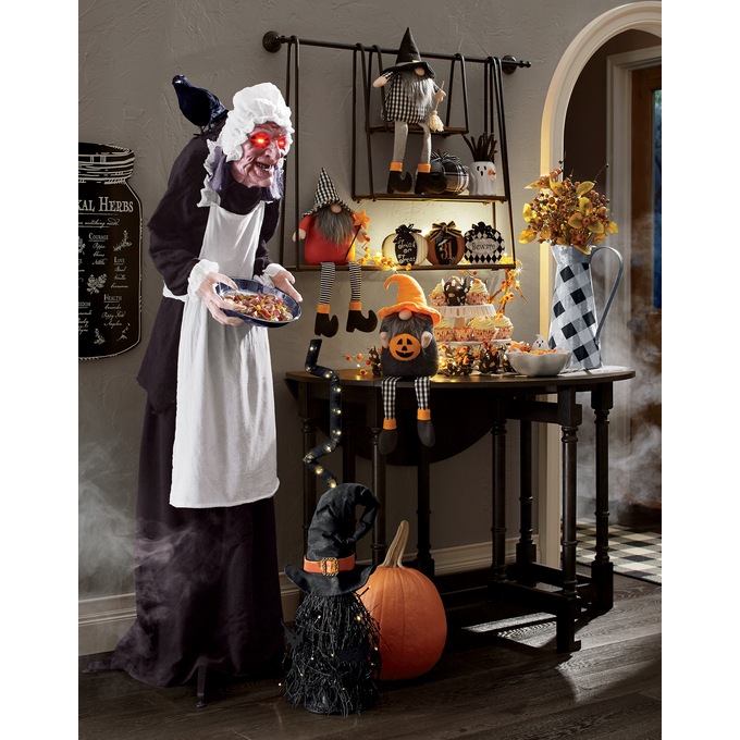 Agnes the Maid Animated Halloween Prop, , large
