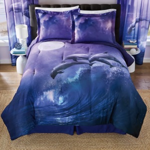 Dolphin Comforter Set, , large