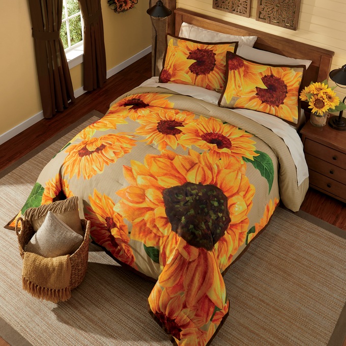 Sunflower Harvest Comforter Set Seventh Avenue