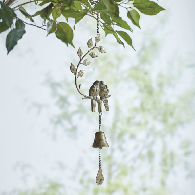 Love Birds Wind Chime, , large