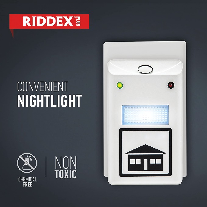 Riddex Plus Set of 2 Electromagnetic Pest Repellers, , large