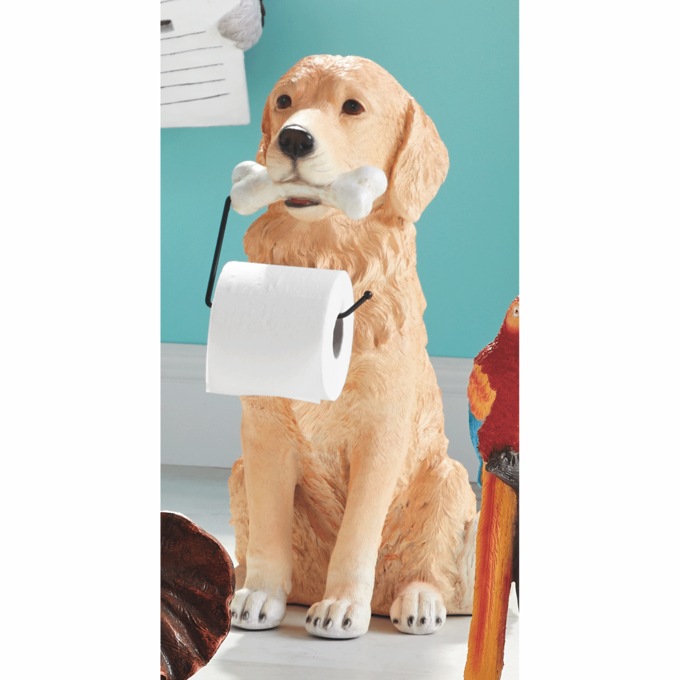 Dog Toilet Paper Holder, , large