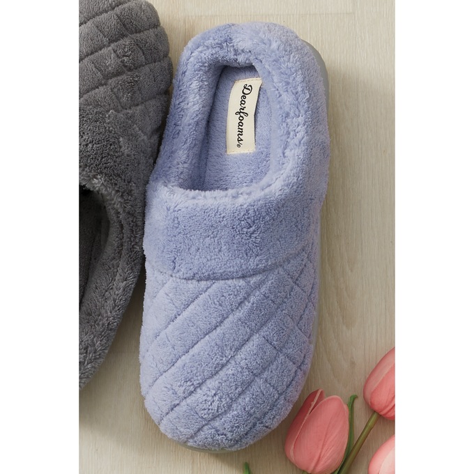 Dearfoams Libby Quilted Terry Clog, , large