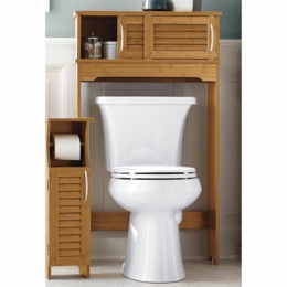 Bamboo-Finish Short Space Saver, , large