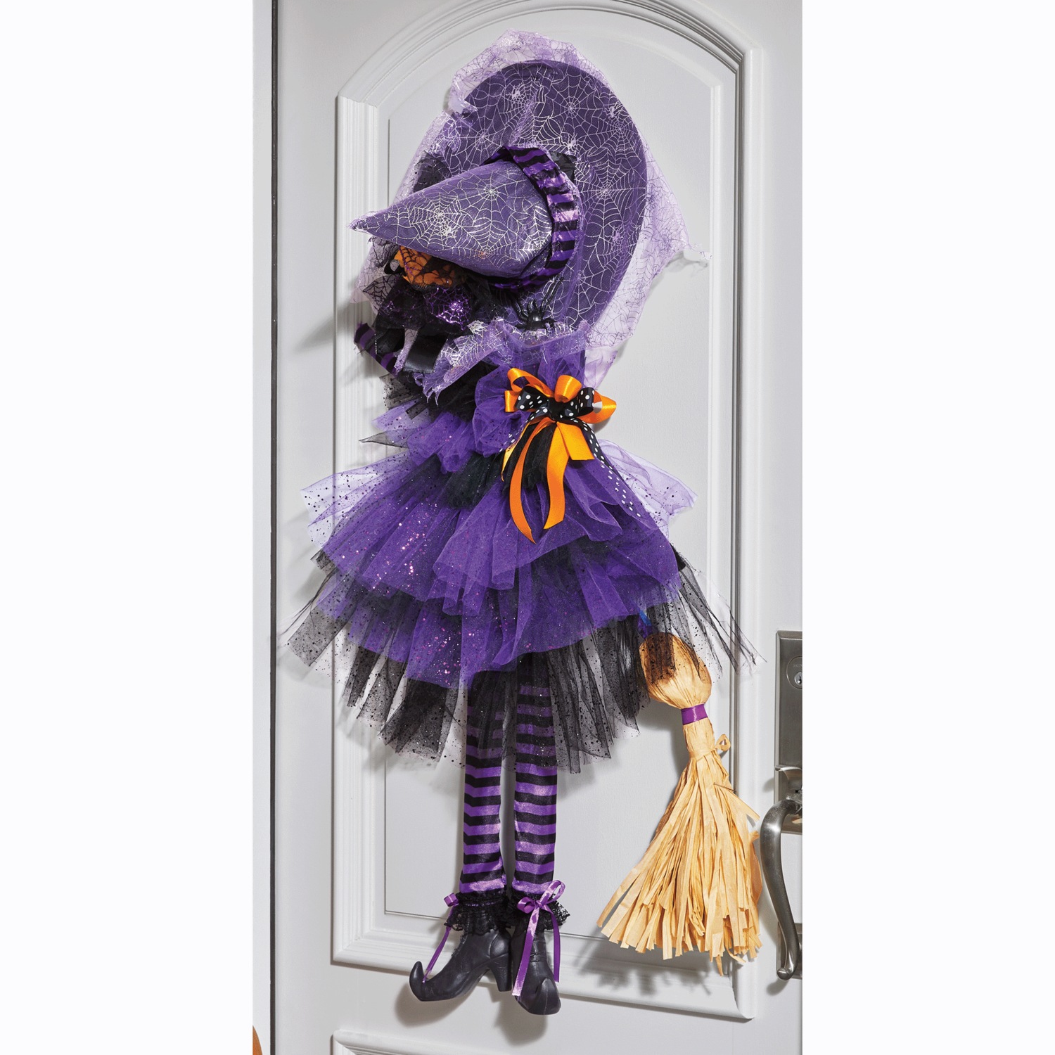 Halloween Witch Novelty Wreath | Seventh Avenue