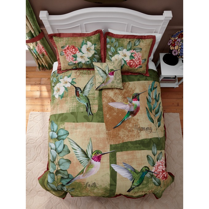Hummingbird Comforter Set Seventh Avenue