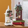 Lit Holiday Lantern with Candle, , large