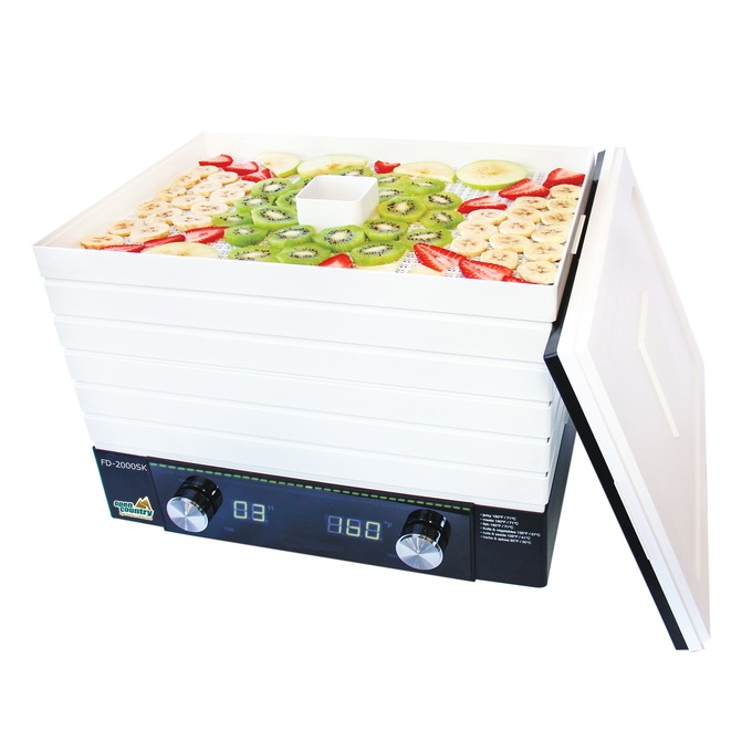 Open Country Digital Food Dehydrator, White, large