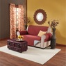 Color Connection Reversible Furniture Protector, Red Gray Mist, large