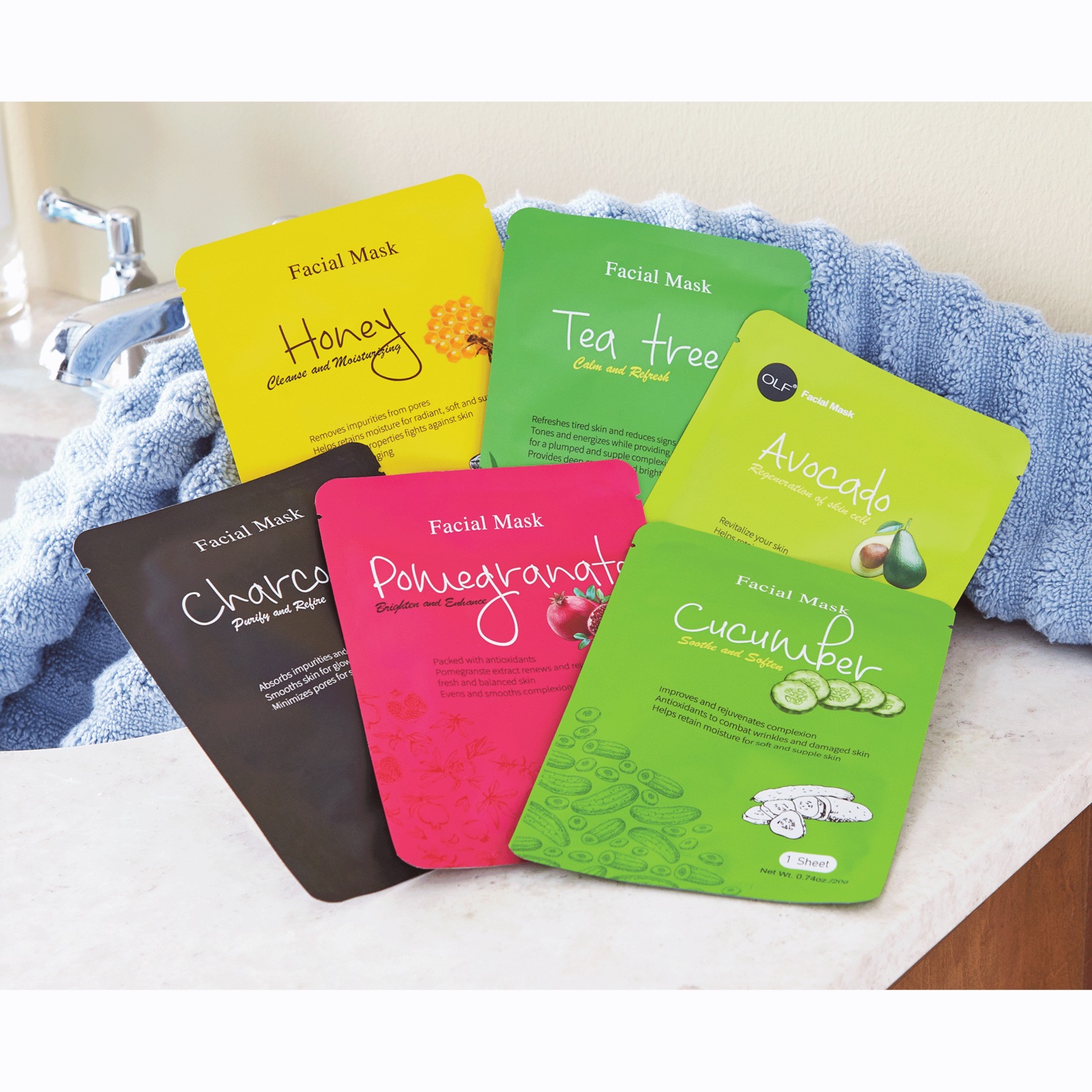 6-Pack of Facial Sheet Masks | Seventh Avenue