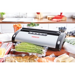 Nesco Commercial-Grade Vacuum Sealer and 2-Pack Sealer Rolls, , large