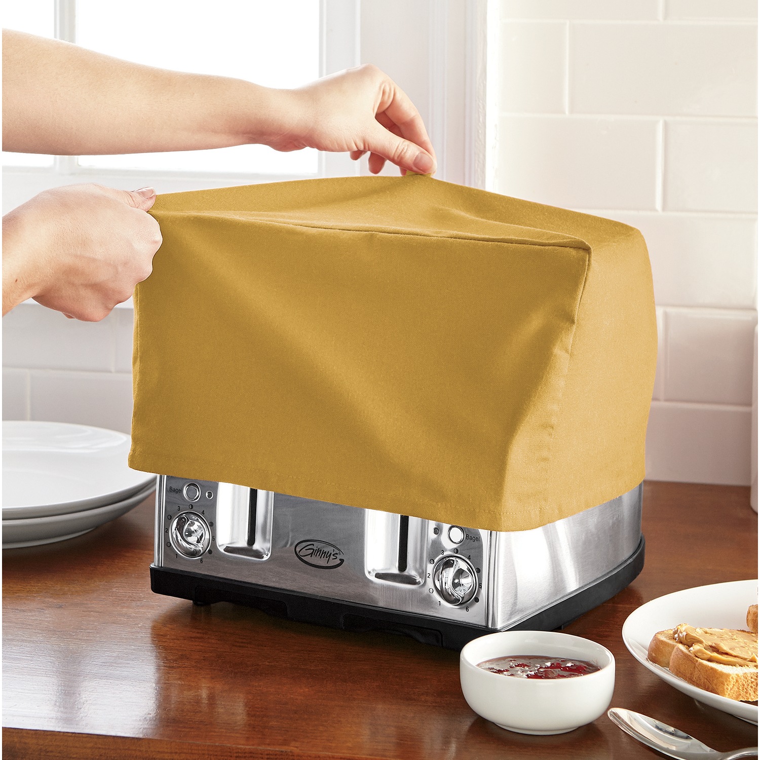 Long slot toaster cover