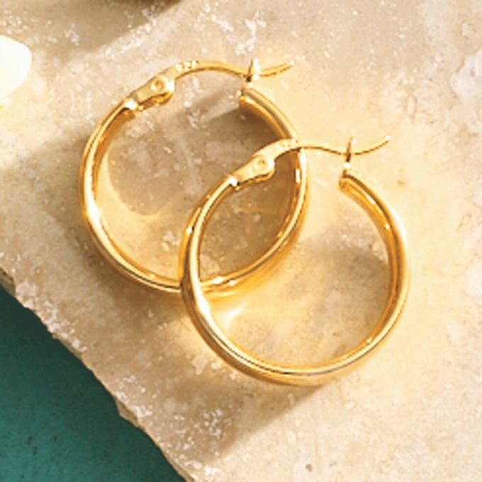 Round or Heart Hoops, , large