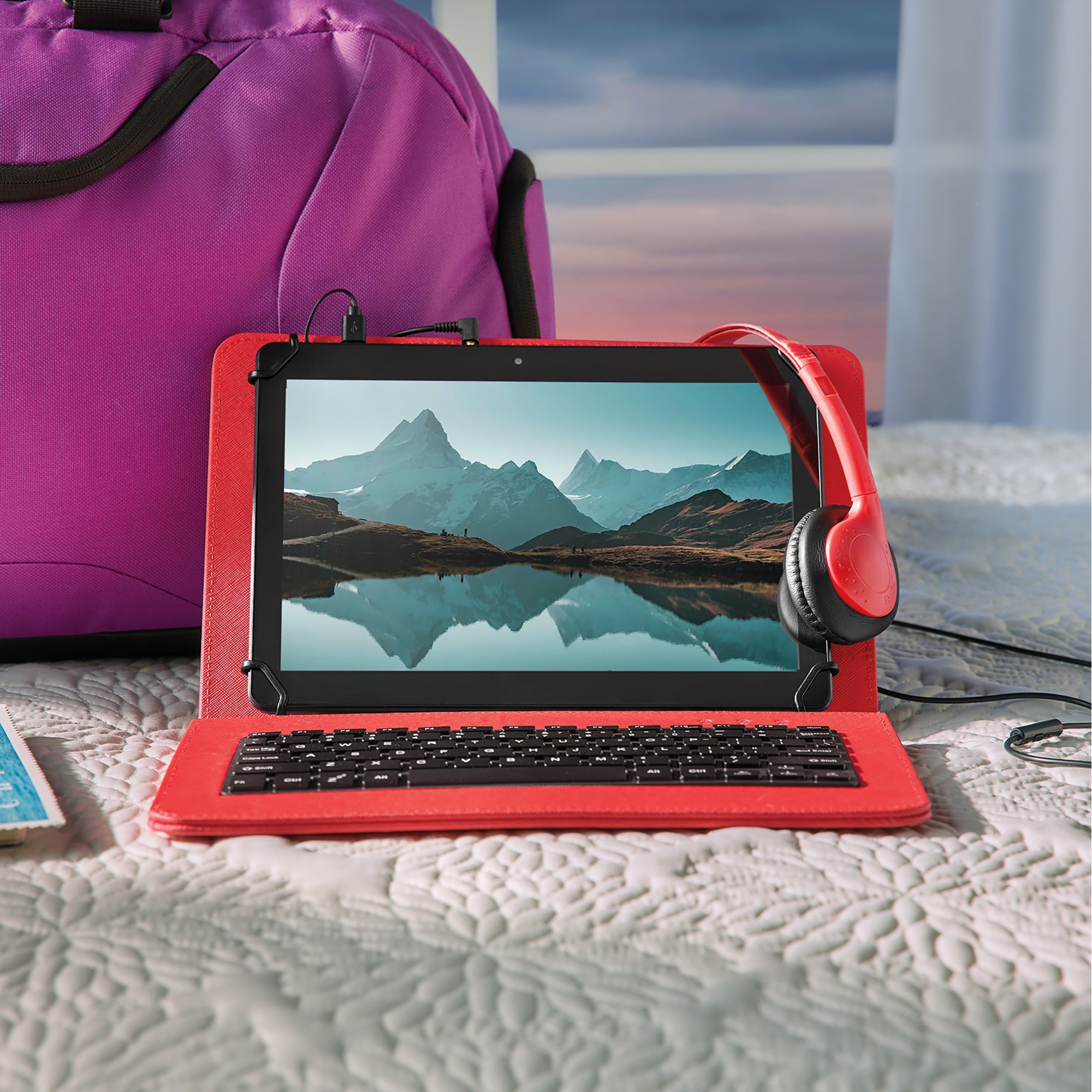 Craig 10" Tablet Bundle, Red, large