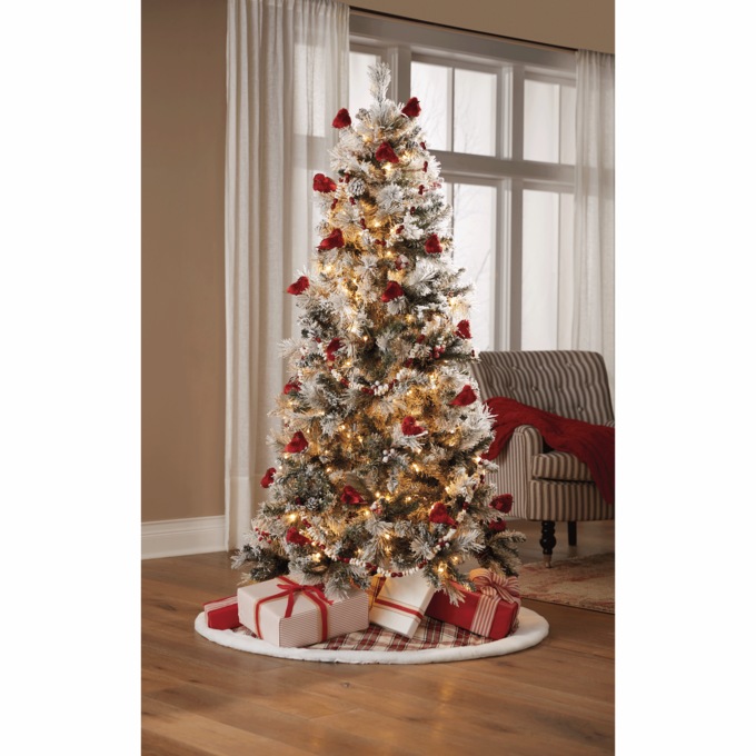 6-Foot Cashmere and Pinecone Christmas Tree, , large