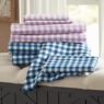 Bed Tite Gingham Microfiber Sheet Set, , large