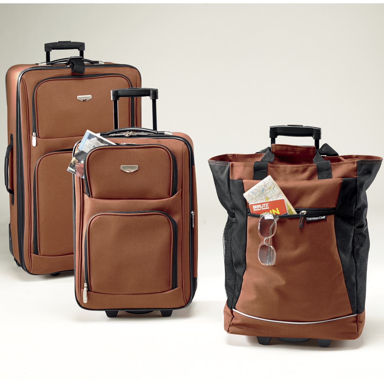 3Piece Expandable Travel Luggage Set Seventh Avenue