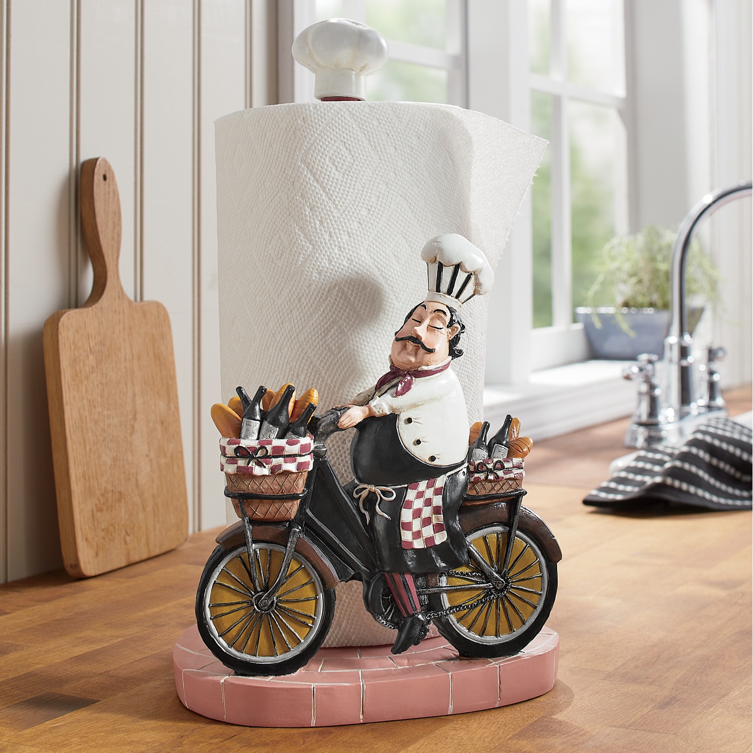 Bon Appetit Chef Paper Towel Holder Seventh Avenue