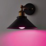 Set of 2 Wireless Sconces, Black, large