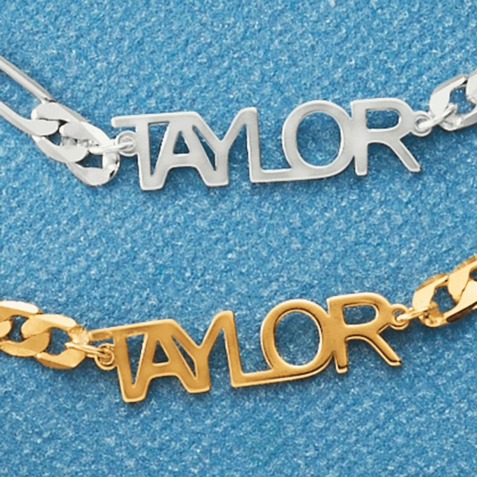 Name Unisex Necklace, , large
