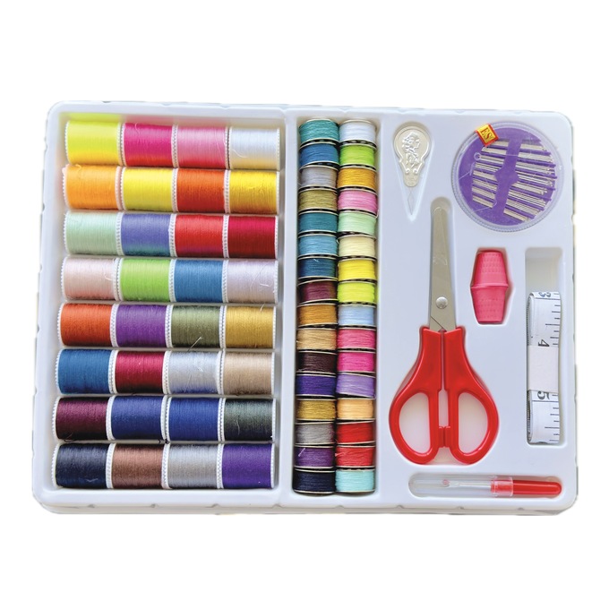Lil' Sew & Sew 100-Piece Sewing Kit, , large