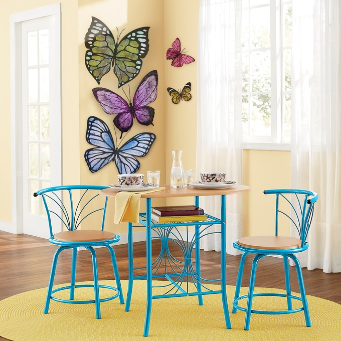 5-Piece Beautiful Butterflies Art Set, , large