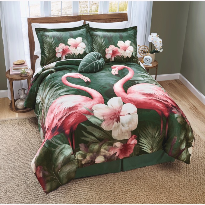 Flamingo Accent Pillow, , large
