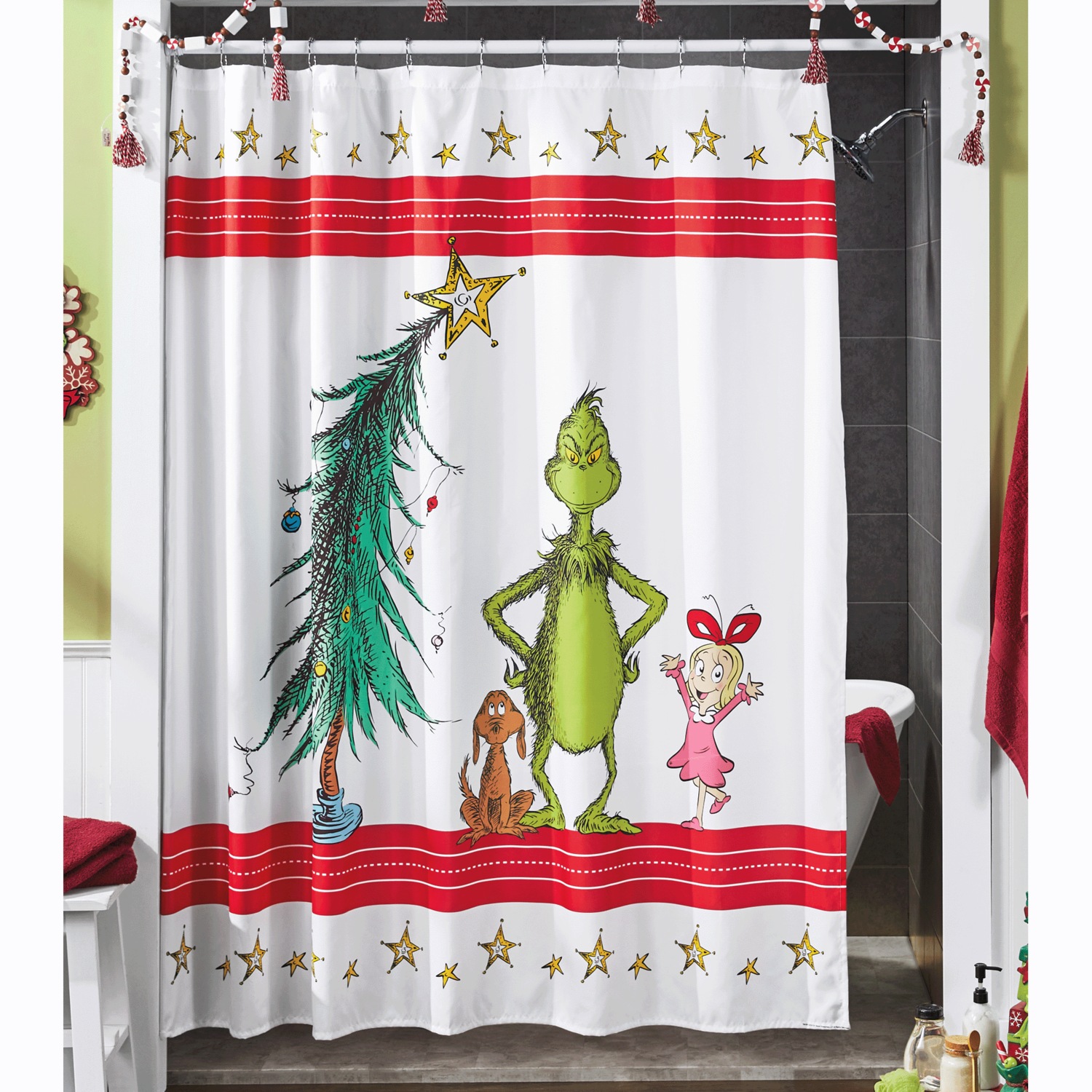Grinch Shower Curtain | Seventh Avenue