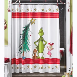 Grinch Shower Curtain, , large
