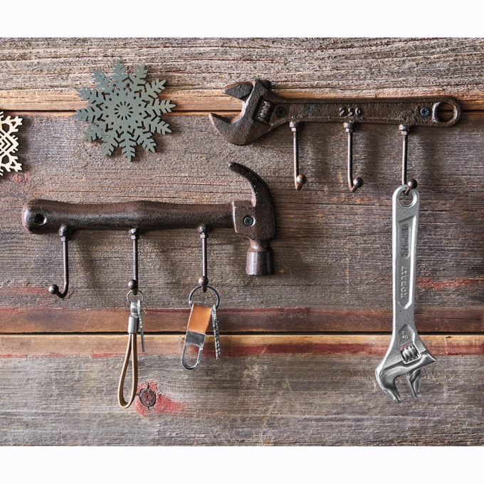 Set of 2 Tools Wall Hooks, , large