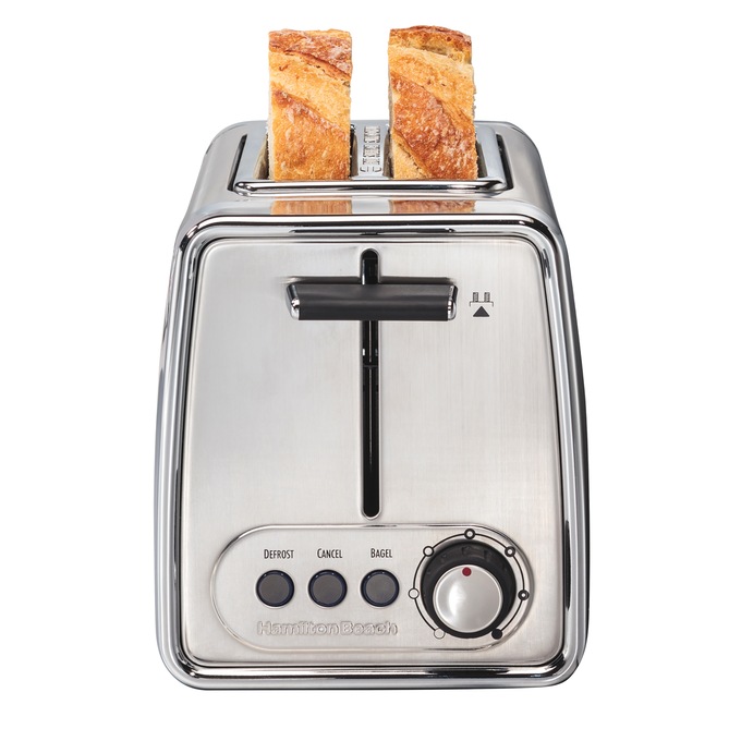 Hamilton Beach Modern Chrome 2-Slice Toaster, Stainless Steel, large