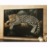 Gold Foil Big Cat Wall Art, , large