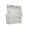 LED Vanity Makeup Mirror with Adjustable Light Temperature Settings, White, large