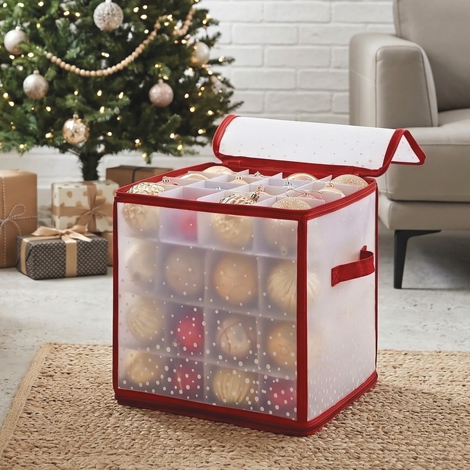 Simplify 64-Ct. Ornament Storage Organizer, Assorted, large