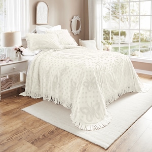 Addi Chenille Bedspread, , large
