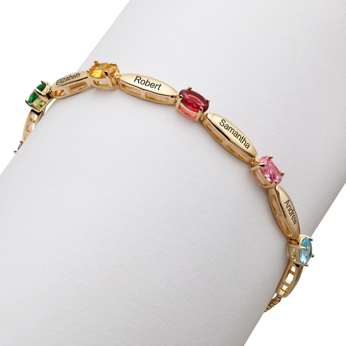 Family Birthstone Bracelet, , large
