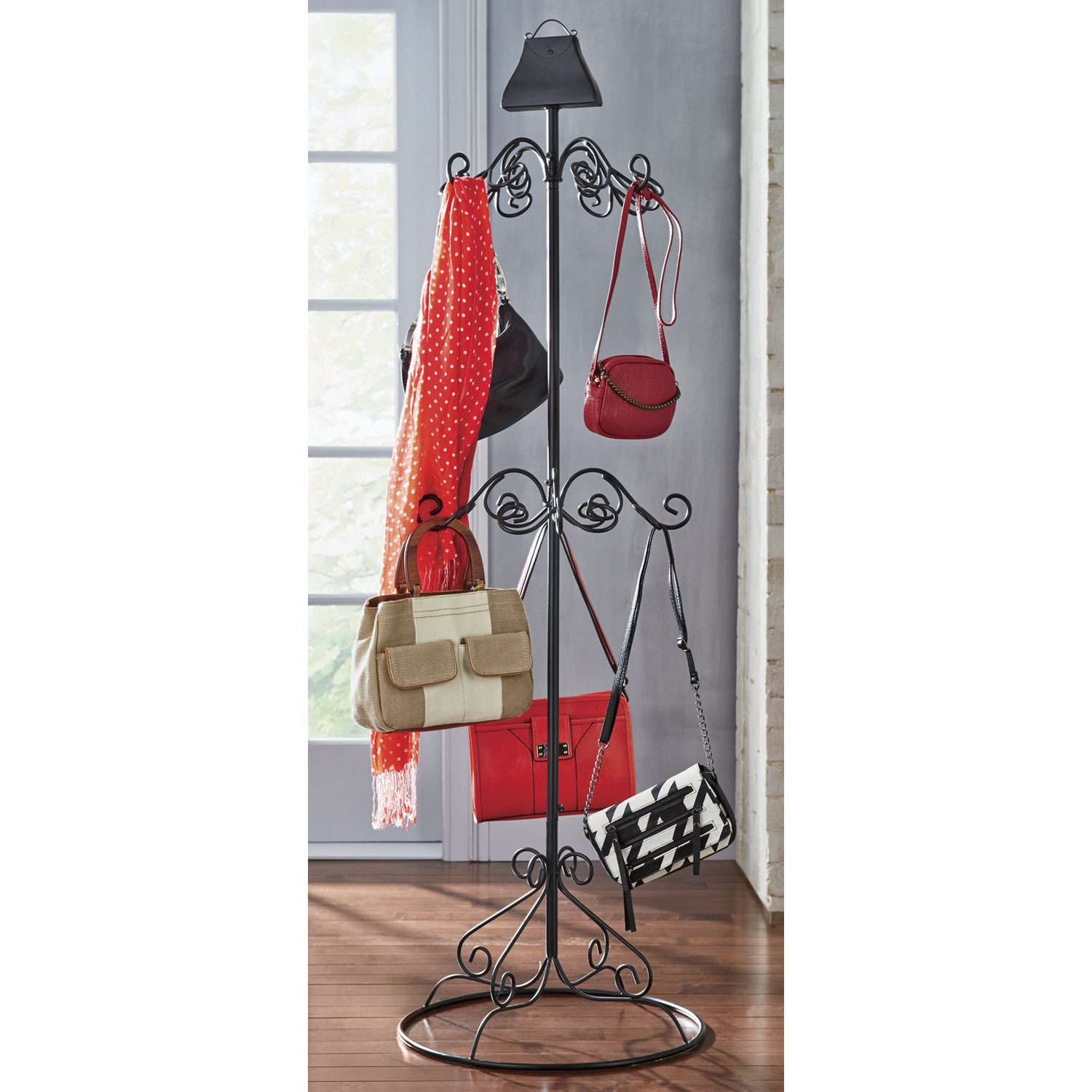 Scroll Purse Rack Seventh Avenue