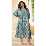 Alluring Long Caftan with V-Neck, , large