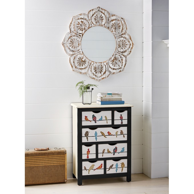 Wall Flower Mirror, , large