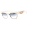 Salvatore Ferragamo Cat-Eye Sunglasses, Ivory Blue Gradient, large