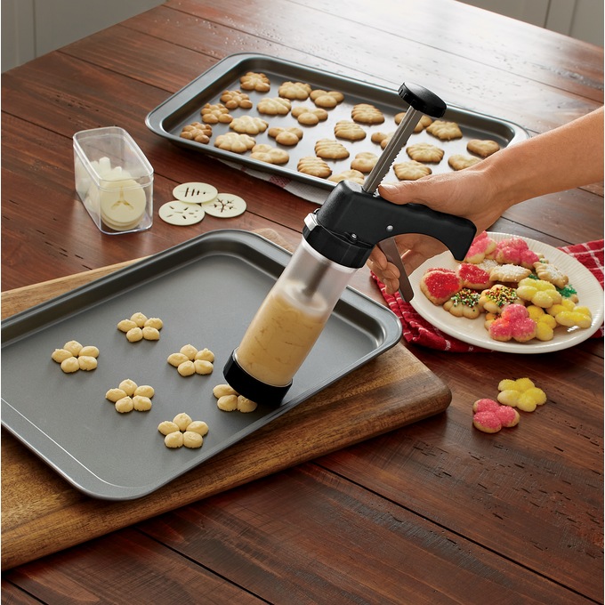 24-Piece Cookie Press with Storage Case, , large