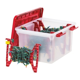 Iris WeatherPro Light and Garland Storage Box Organizer, , large