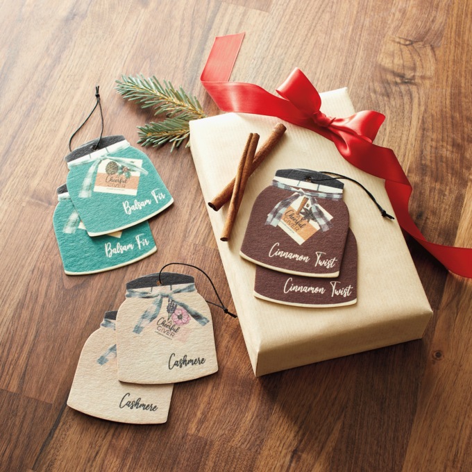 Set of 2 Cheerful Car Air Fresheners, , large