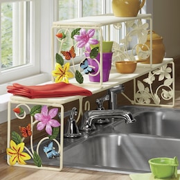 Butterfly Over-The-Sink Shelf, , large
