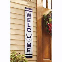 Military Porch Welcome Sign, , large