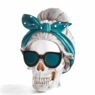 Skullinda Haute Bones Figurine, White, large