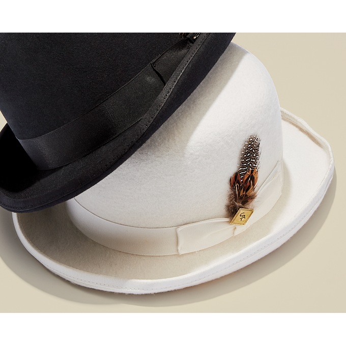 Stacy Adams Monroe Bowler Fedora, , large