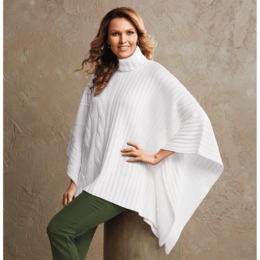 Jene Cable Poncho, , large
