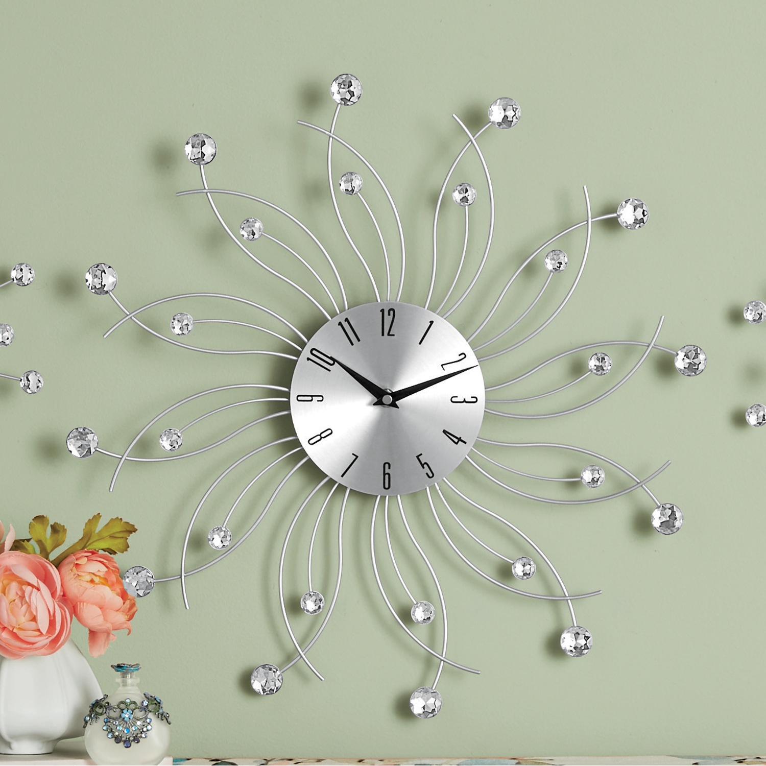 Gem Sparkle Wall Clock Seventh Avenue