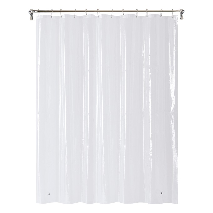 Clorox Shower Curtain Liner, Clear, large